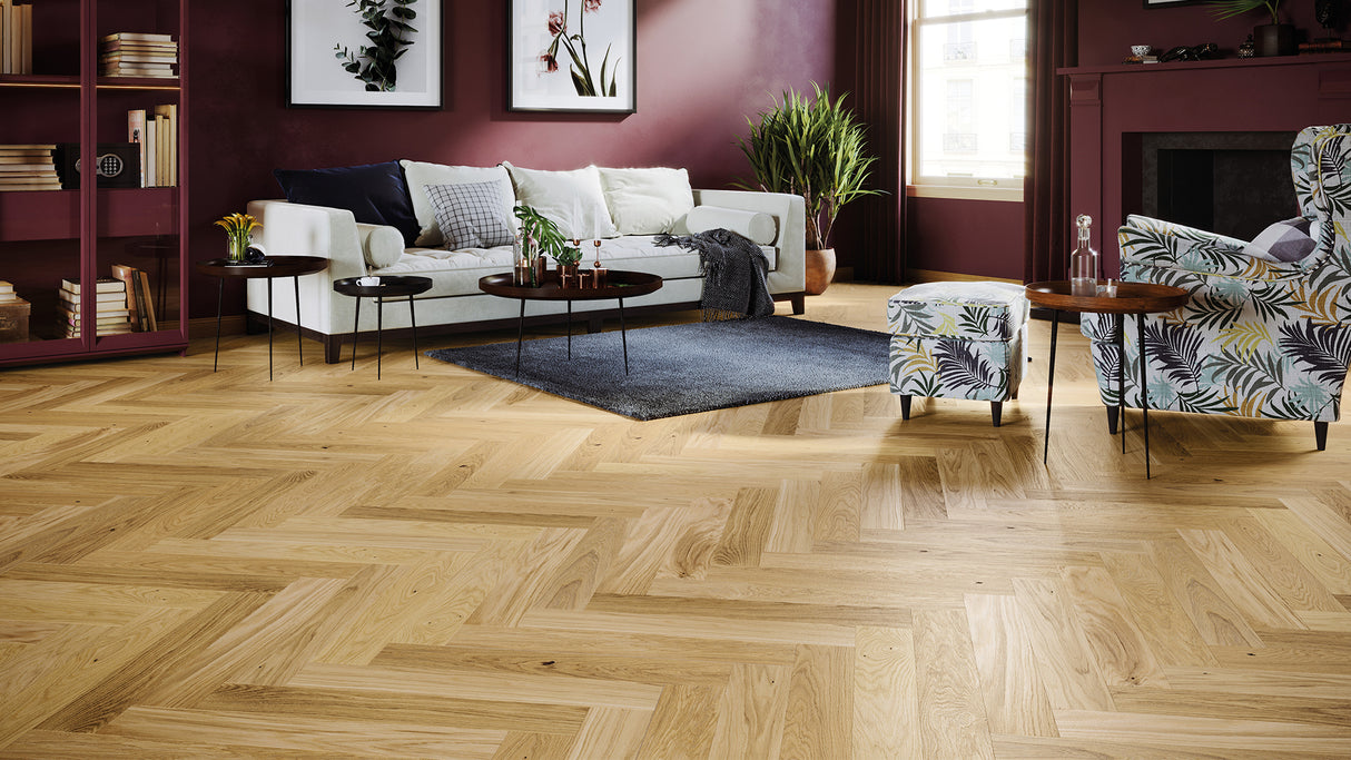Parchet Barlinek Triplu Stratificat Bright Herringbone 110
