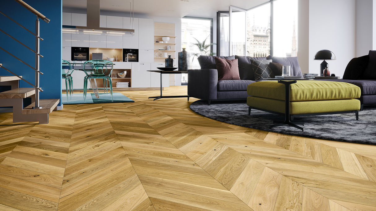 Parchet Barlinek  Triplu Stratificat Caramel Chevron