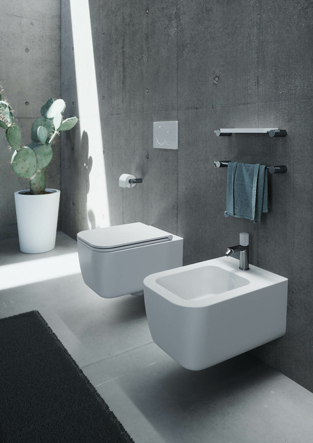 Vas Wc Gsg Brio Suspendat Rimless, 52.5X36 Cm, Cu Sistem De Prindere Inclus, Alb Lucios