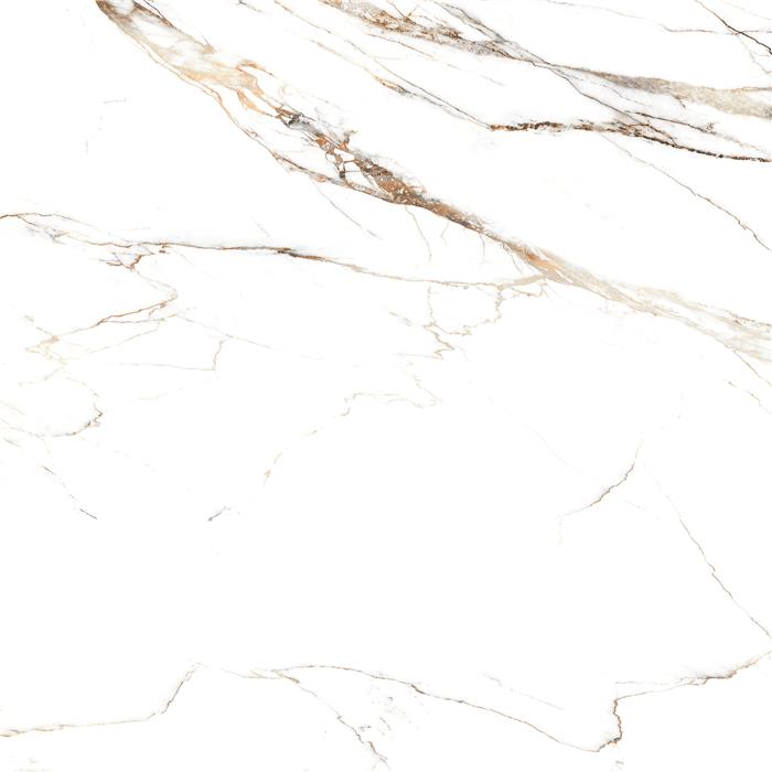 Gresie Vitacer Indah White Pulido, Lucios, Aspect Marmura, 100x100cm