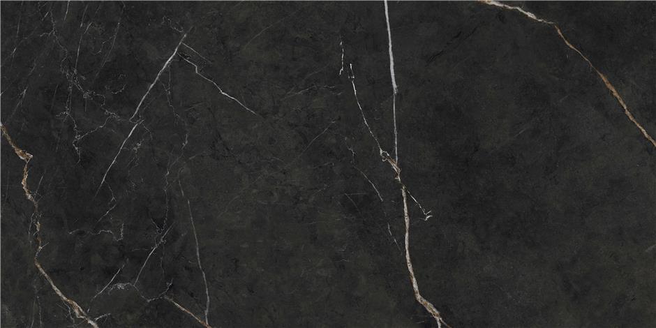 Gresie Vitacer Essenza Black V-Lup, Lucios, Aspect Marmura, 60x120cm
