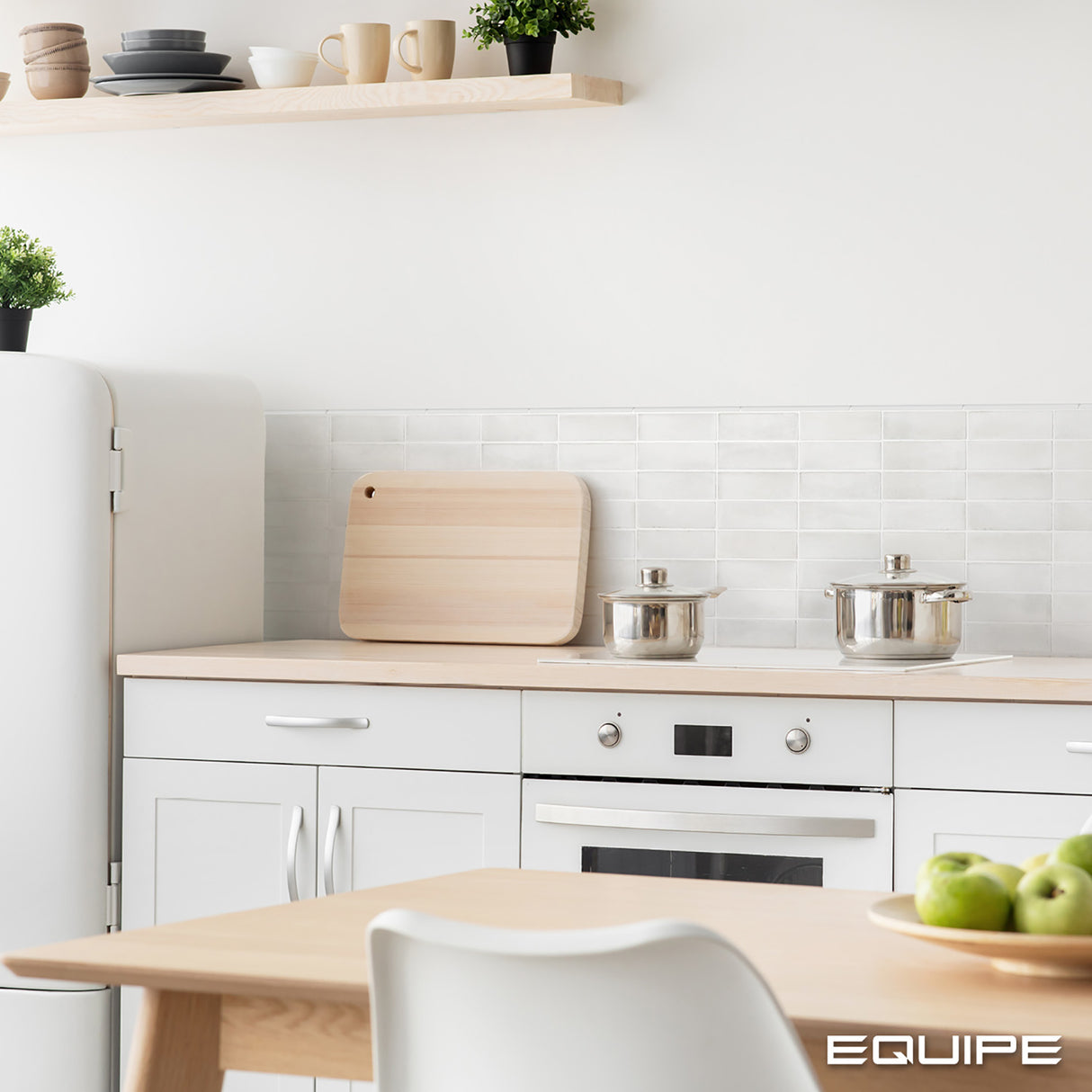 Faianta Equipe Coco White, Mat, Aspect Uni, 5x15cm