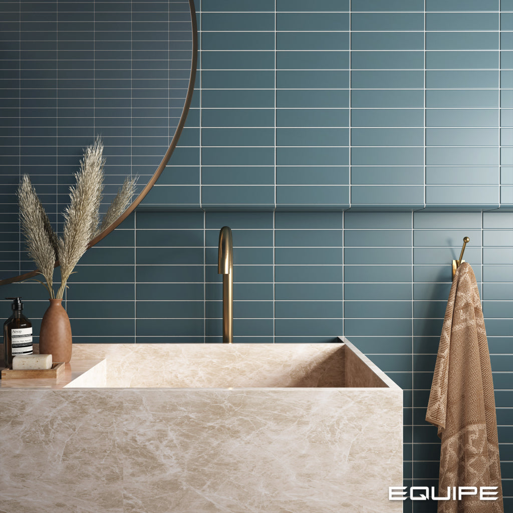 Faianta Equipe Costa Nova Glacier, Mat, Aspect Uni, 5x20cm