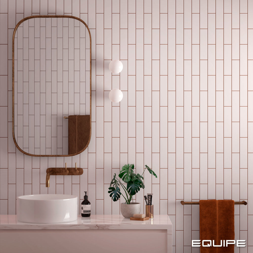 Faianta Equipe Costa Nova Pink Stony, Mat, Aspect Uni, 5x20cm