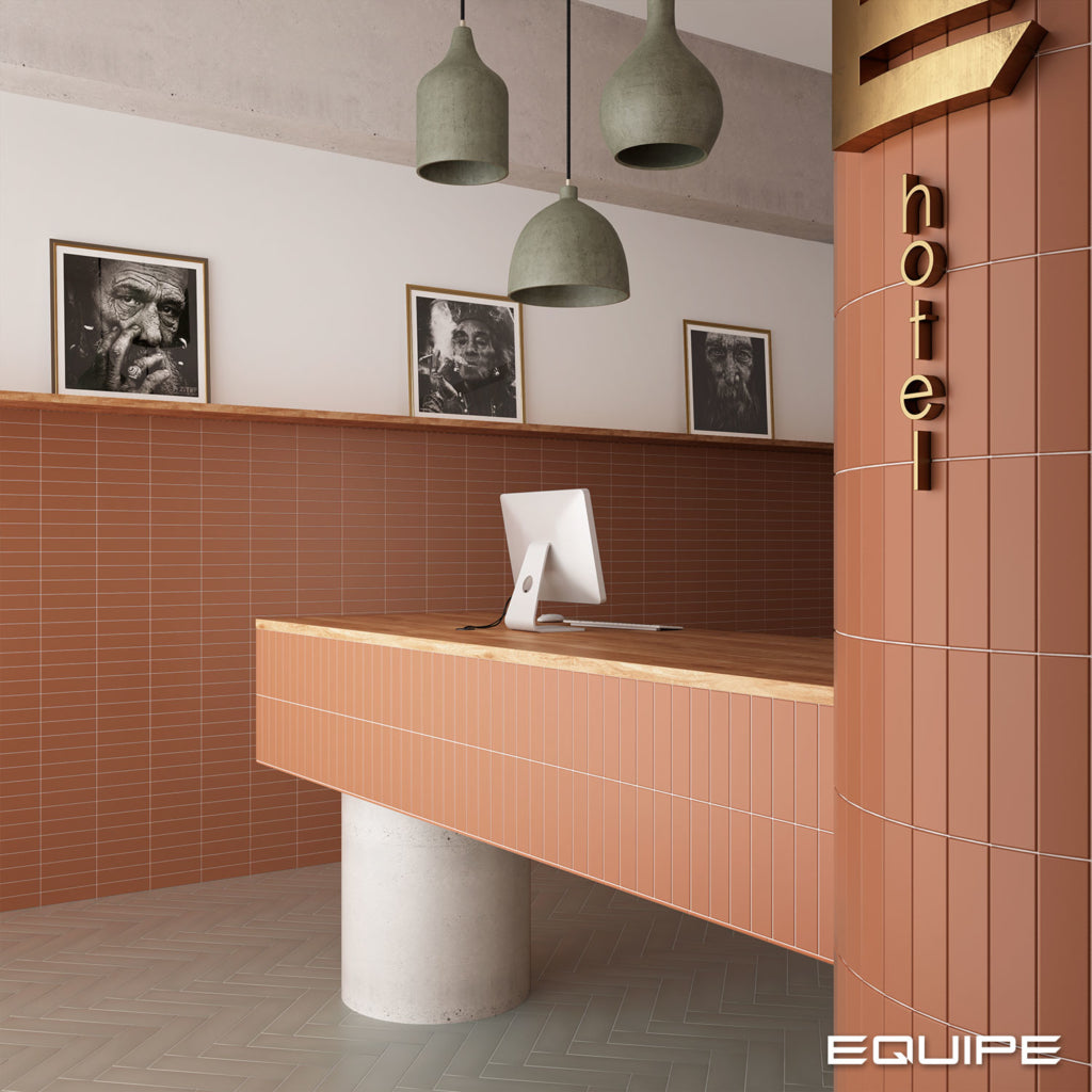 Faianta Equipe Costa Nova Terra, Mat, Aspect Uni, 5x20cm