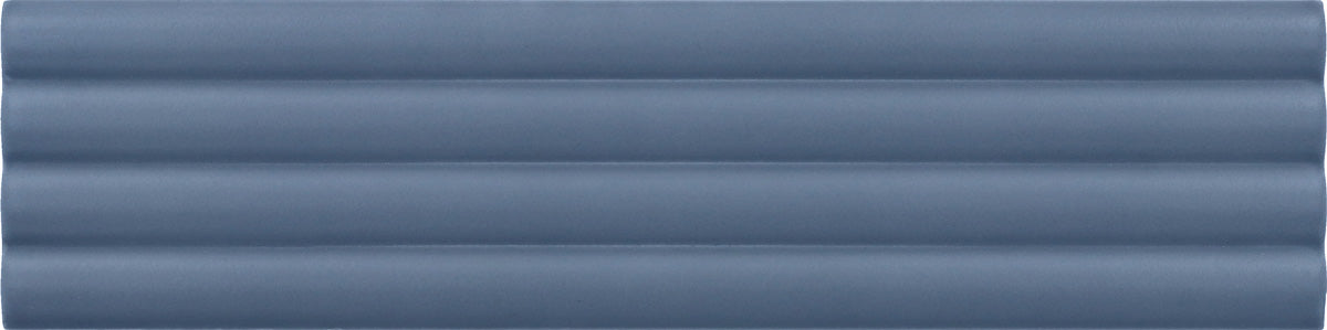 Faianta Equipe Costa Nova Banyan Blue Onda Mat, Aspect Uni, 5x20cm