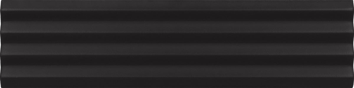 Faianta Equipe Costa Nova Black Praia, Mat, Aspect Uni, 5x20cm