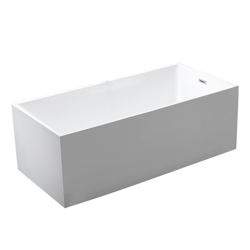 Cada freestanding WELLIS FLAVIA, 170x80x60 cm- 330 l,  acril, scurgere inferioara +preaplin+sifon