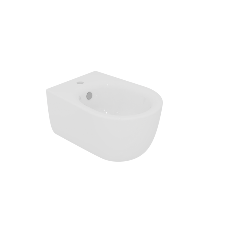 Bideu Gsg Hit Suspendat, 36,5X51 Cm , Cu Sistem De Prindere Inclus, Alb Lucios