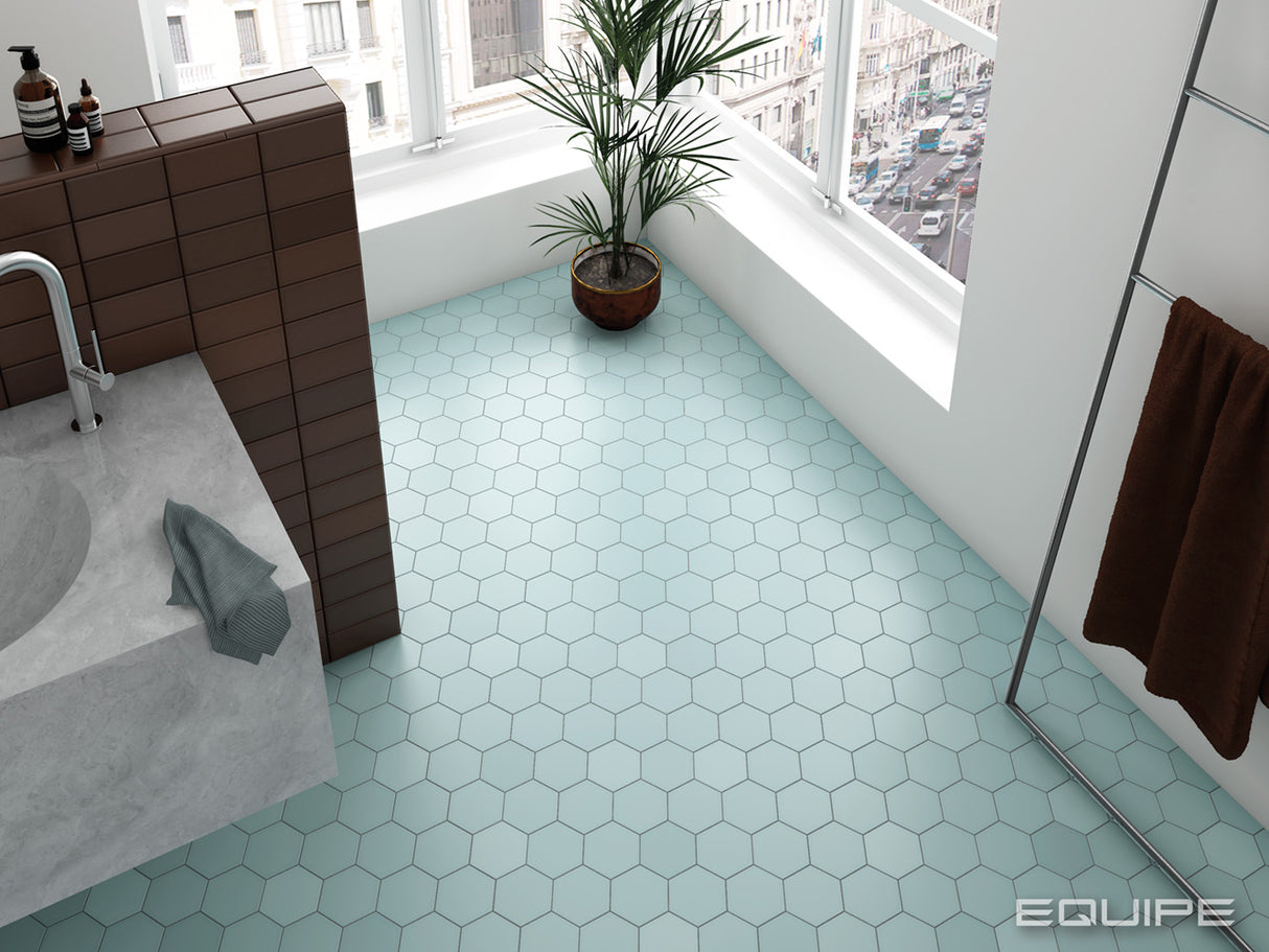 Faianta Equipe Kromatika Bleu Clair, Mat, Aspect Uni, 11,6x10,1cm