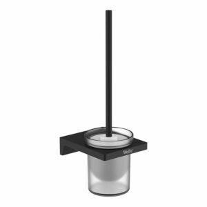 Perie wc de perete WELLIS MAMBA, negru mat, 11x13.8x36.4 cm, sticla