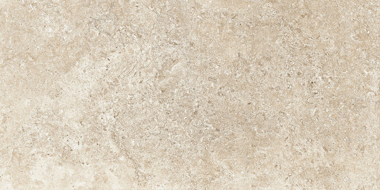 Gresie Tuscania Colloseo Plus Panna, Aspect Piatra, Mat 120x120