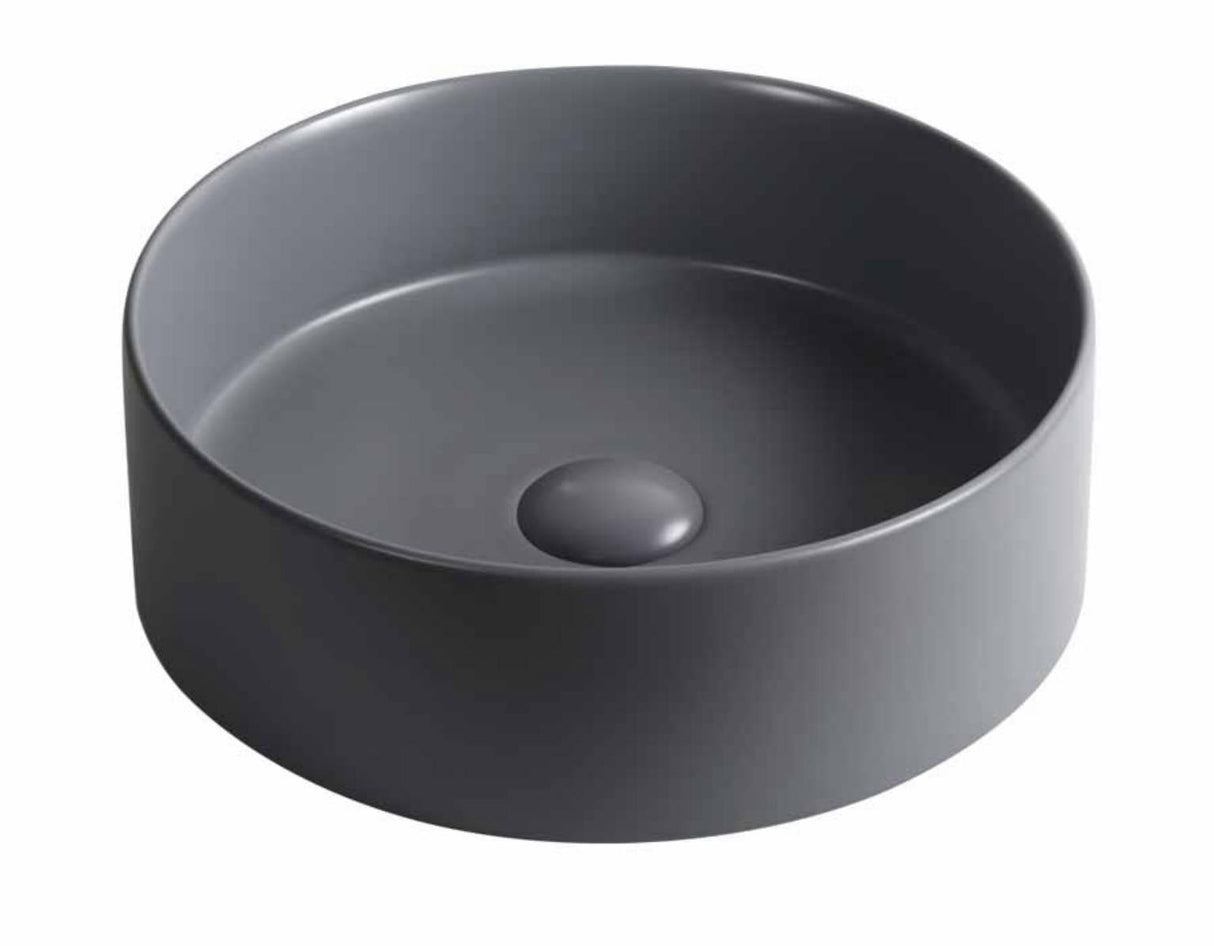 Lavoar Mosavit Naya Gris Oscuro, pe blat, gri 40x40x13 cm