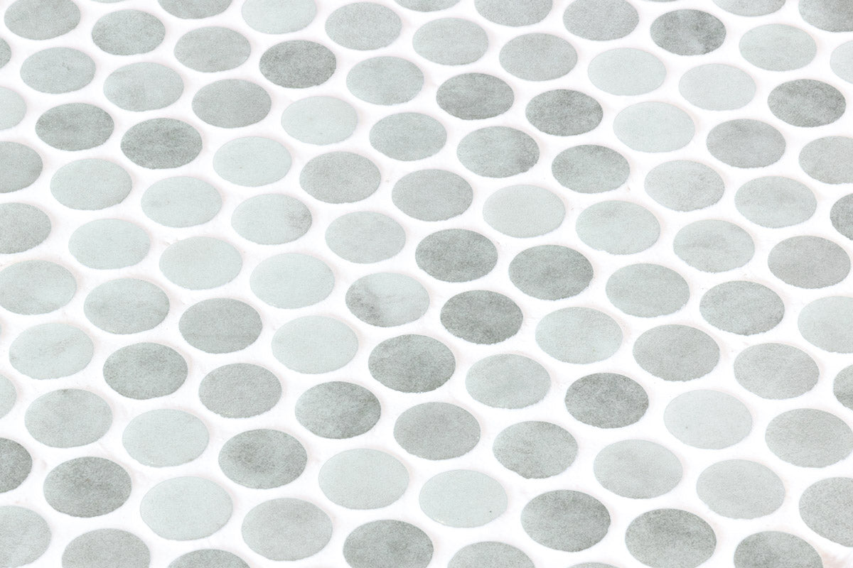 Mozaic Onix, Penny Shabby Grey Matte, Mat, Sticla, Aspect Multicolor, 29x29cm