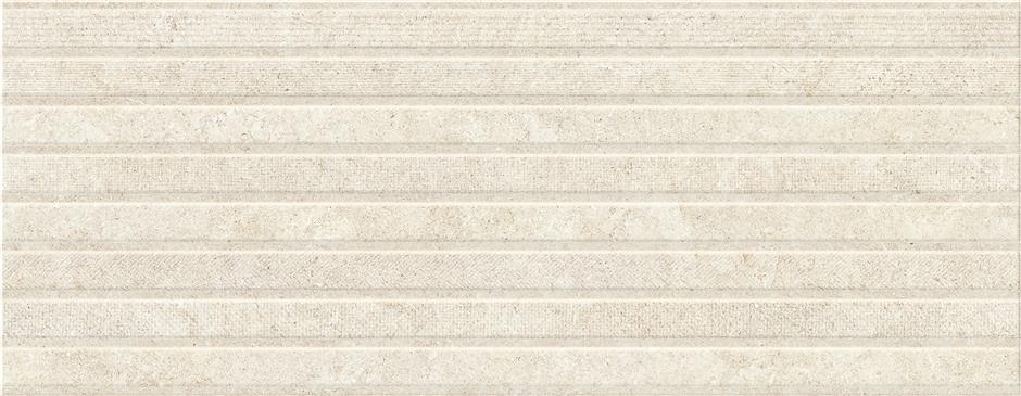 Faianta Vitacer Portum Cream Decor, Mat, Aspect Piatra, 33.3X90