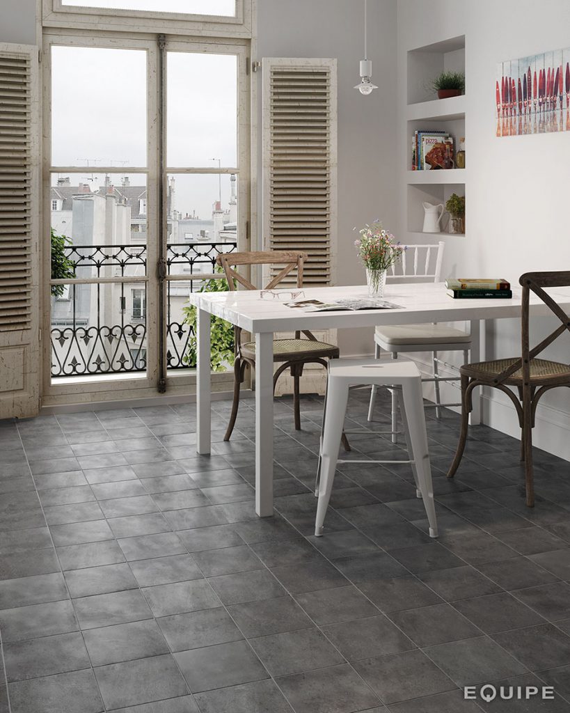 Gresie Equipe, Urban Dark, Mat, Aspect Beton, 20x20cm