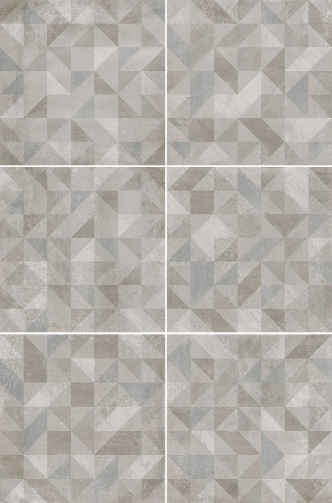 Gresie Equipe, Urban Decor Forest Silver, Mat, Aspect Beton, 20x20cm