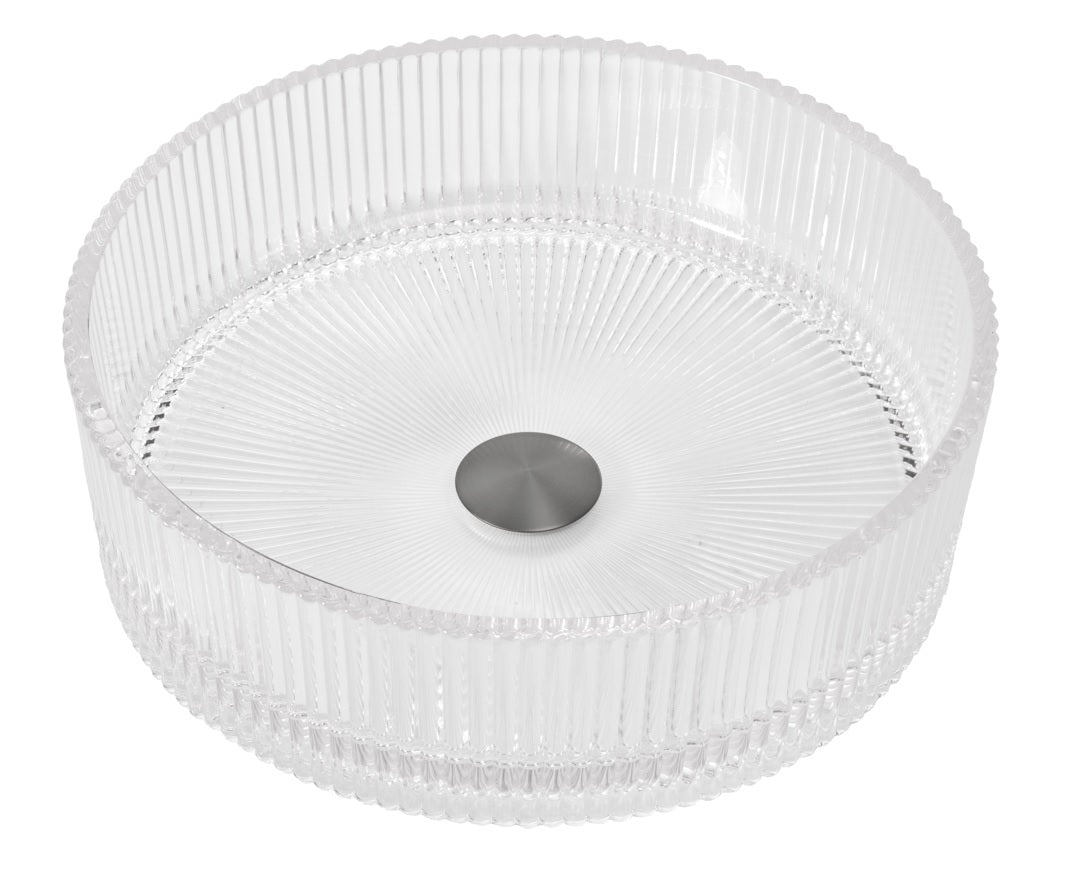 Lavoar Mosavit Versailles, Transparent Cristal, pe blat, 40x40x12 cm