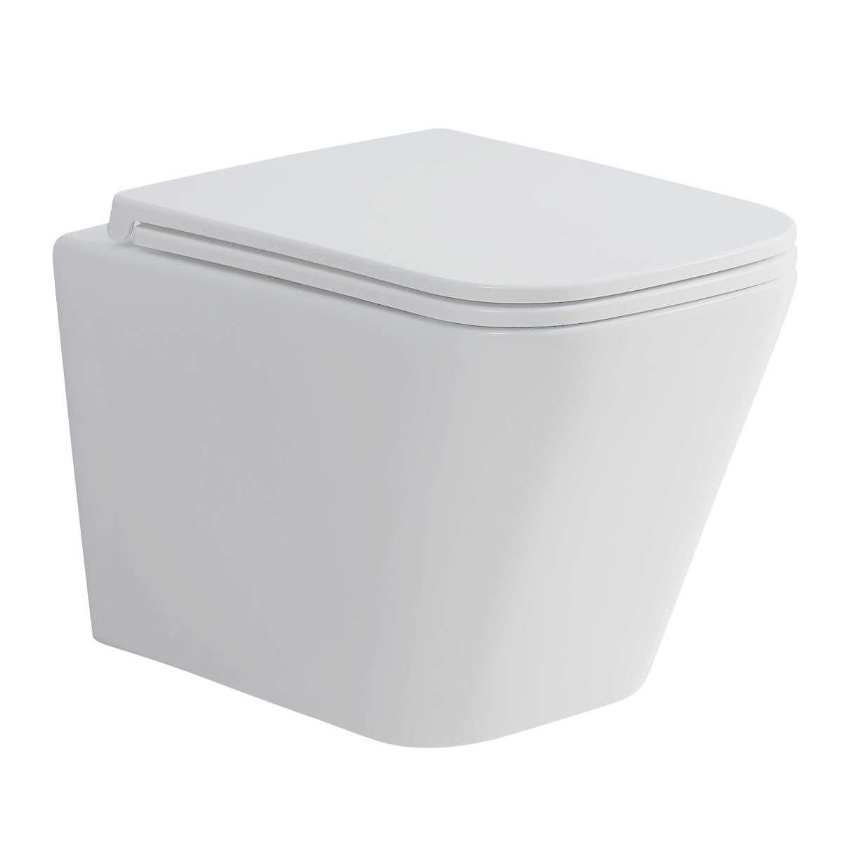 Vas wc  suspendat WELLIS AURORA  TORNADO, ultrasilentios, rimless, montaj pe perete,  34x 49x36.5 cm portelan