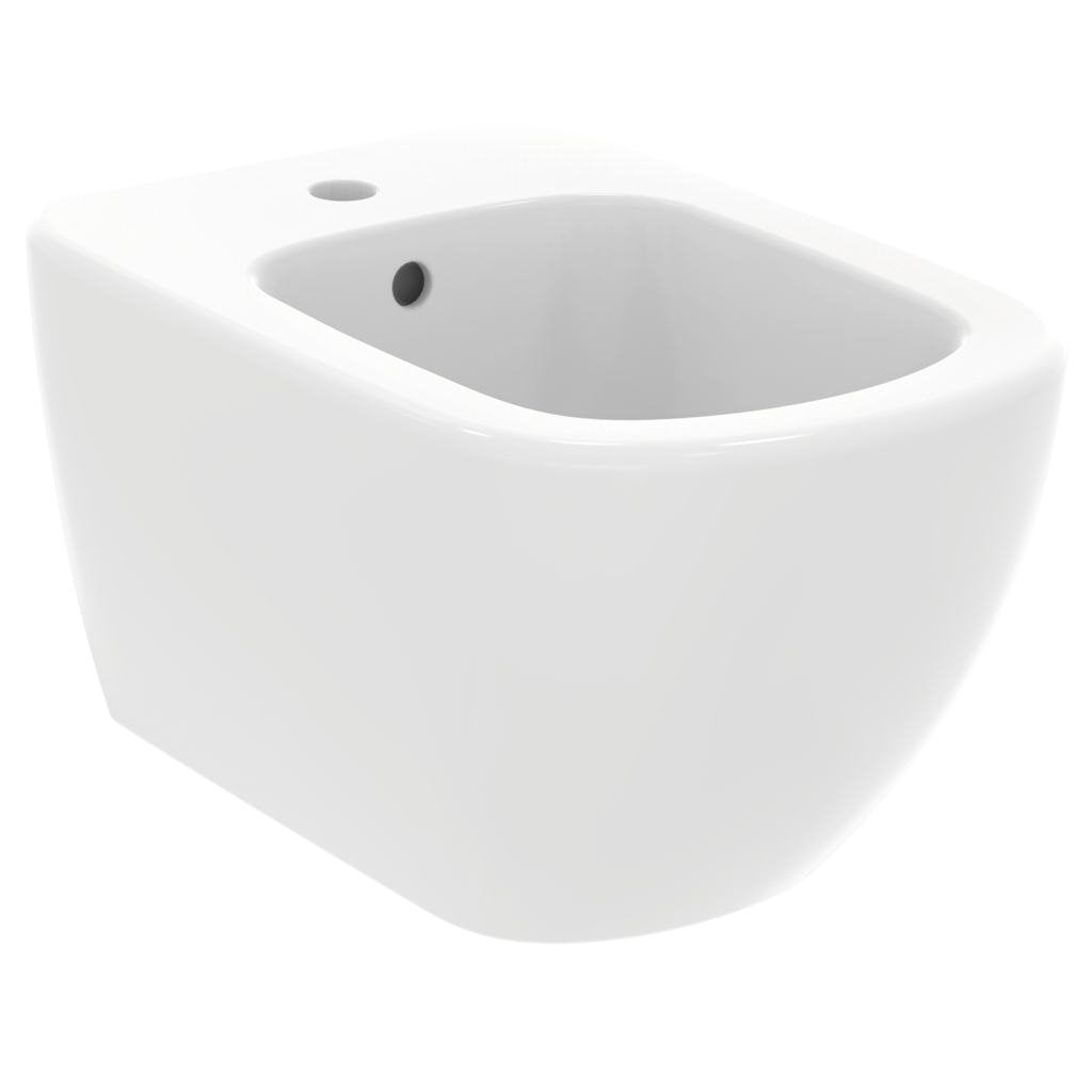 Bideu Ideal Standard Tesi Suspendat, Fixare Complet Ascunsa, 53X36, Alb Mat