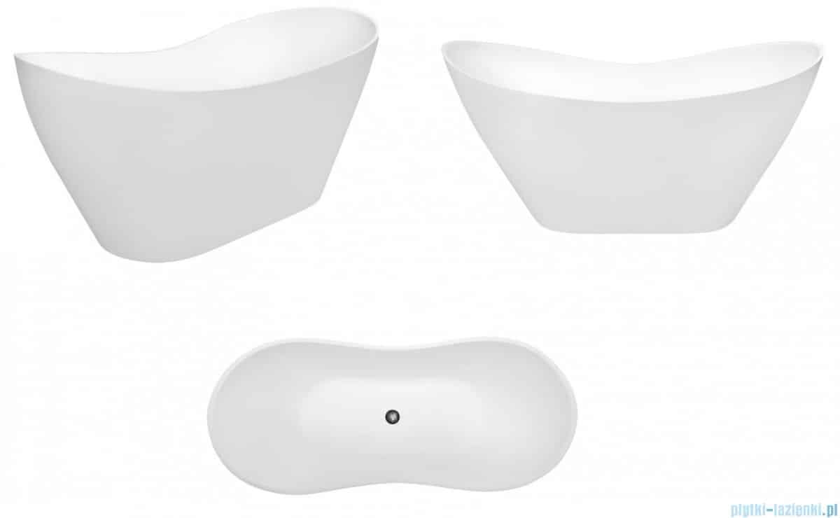 Cada Besco Freestanding Viya 160X70, White