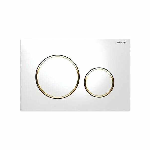 Clapeta Actionare Rezervor Incastrat Geberit Sigma 20 Alb Mat Lacuit-Crom Easy To Clean