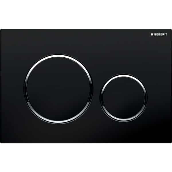 Clapeta Actionare Rezervor Incastrat Geberit Sigma 20 Negru-Crom-Negru