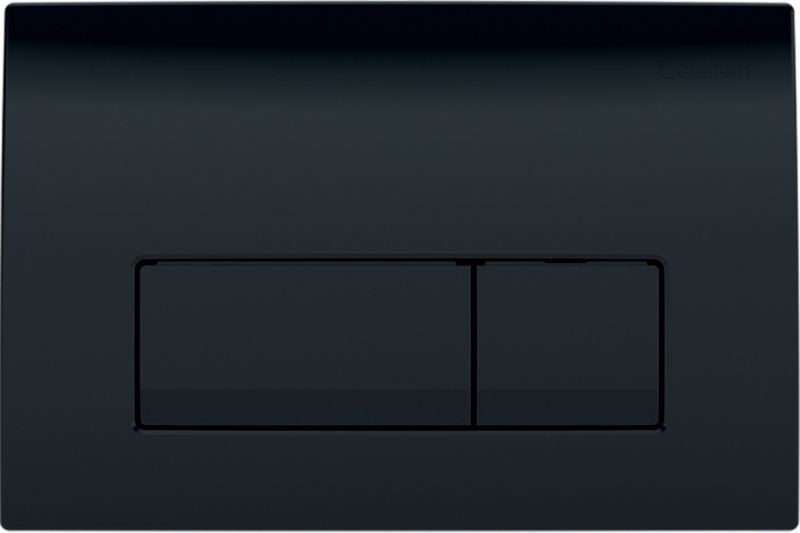 Clapetă De Acţionare Rezervor Incastrat Geberit Delta50 Negru Mat