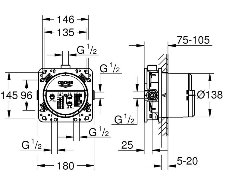 Corp Incastrat Grohe Rapido Smartbox