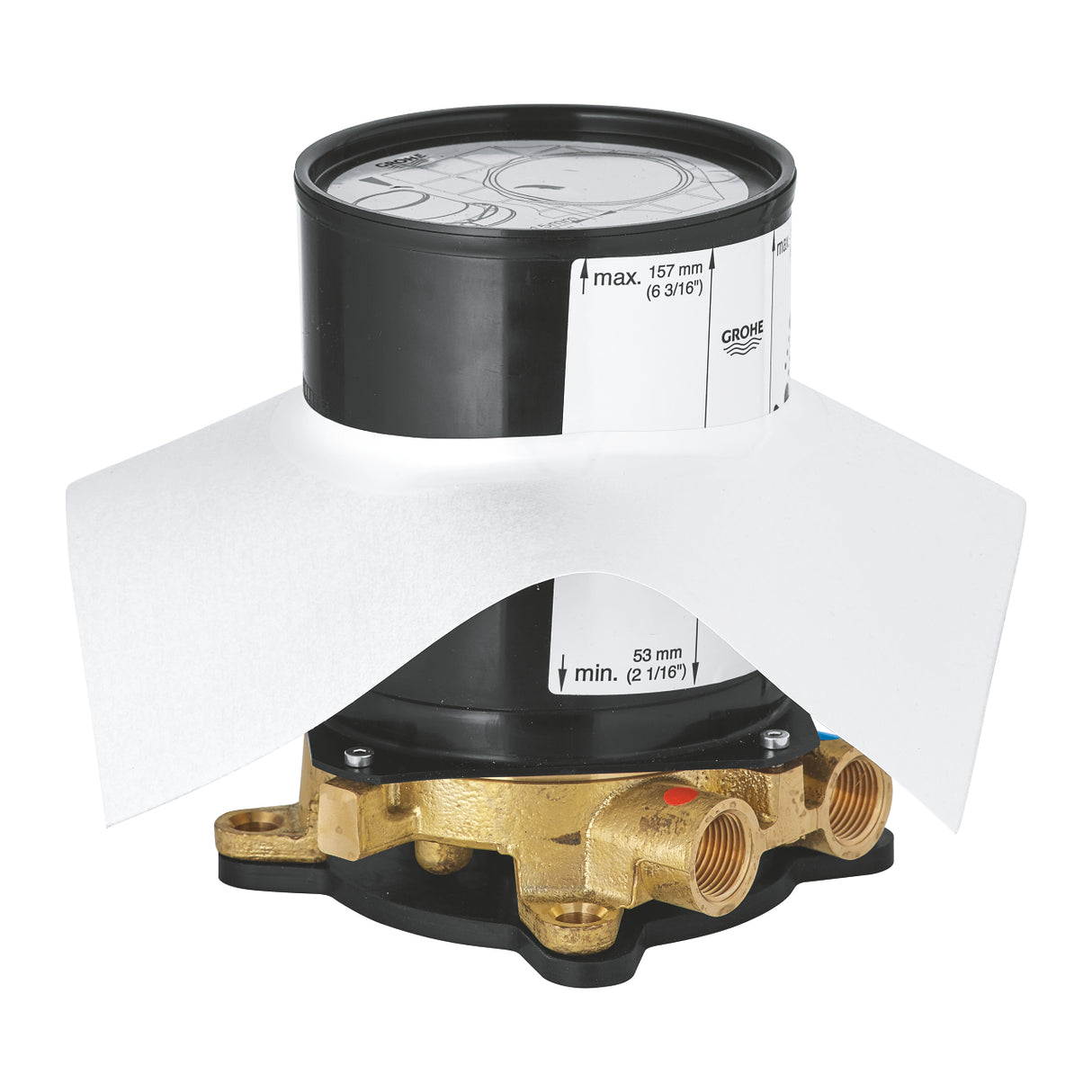 Set Instalare Baterie Cada Grohe Cu Montaj Pe Pardoseala