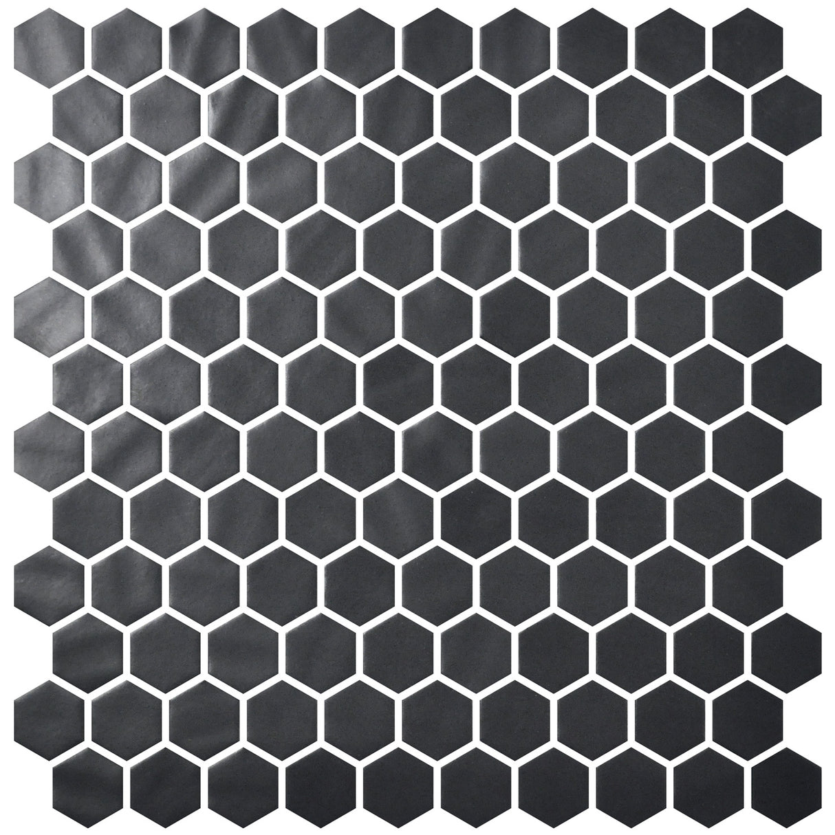 Mozaic Onix, Hex Natureglass Black Matte, Mat, Sticla, Aspect Uni, 29x29cm