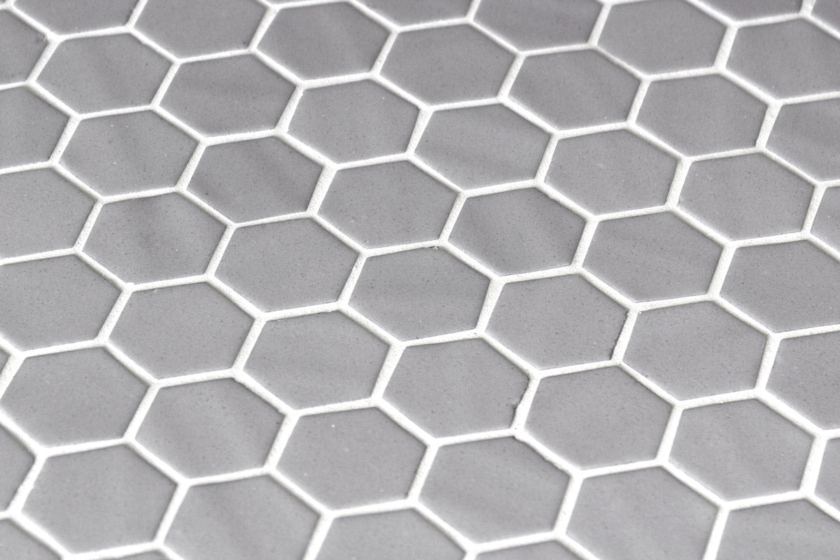 Mozaic Onix, Hex Natureglass Smooth Grey Matte, Mat, Sticla, Aspect Uni, 29x29cm