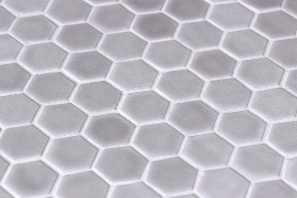 Mozaic Onix, Hex Stoneglass Gainsboro, Mat, Sticla, Aspect Uni, 29x29cm