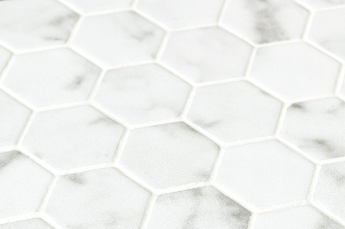 Mozaic Onix, Hex XL Macael Textured, Mat, Sticla, Aspect Marmura, 29x29cm