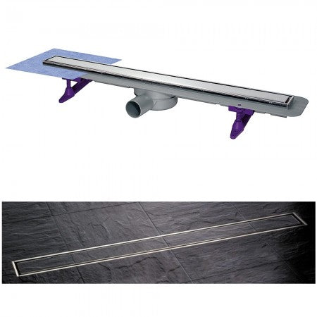 Rigola de dus Kessel Linearis Compact 75 faiantabila clapeta multistop