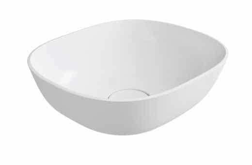 Lavoar Cast Marble  Alessia 40X35X15,1 Cm, Fara Orificiu Baterie Si Preaplin