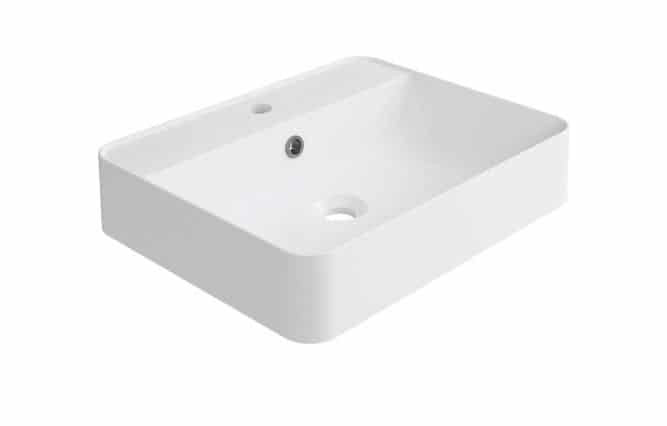 Lavoar Cast Marble Cara 50X40X12,2 Cm, Cu Orificiu Baterie Si Preaplin