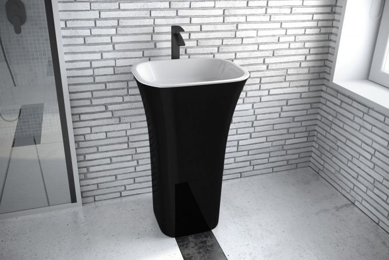 Lavoar Bescofreestanding Assos 40X50X85, Black&White