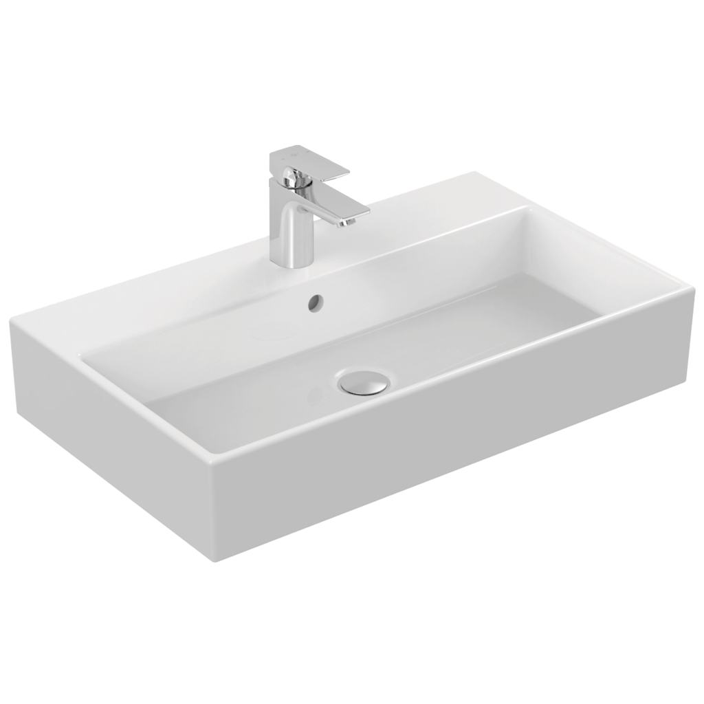 Lavoar Ideal Standard Strada 70X42 Cu Gaura Pentru Baterie Si Preaplin