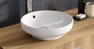 Lavoar Ideal Standard I.Life B Rotund 40 Cm, Montaj Pe Blat, Cu Preplin, Fara Orificiu Baterie