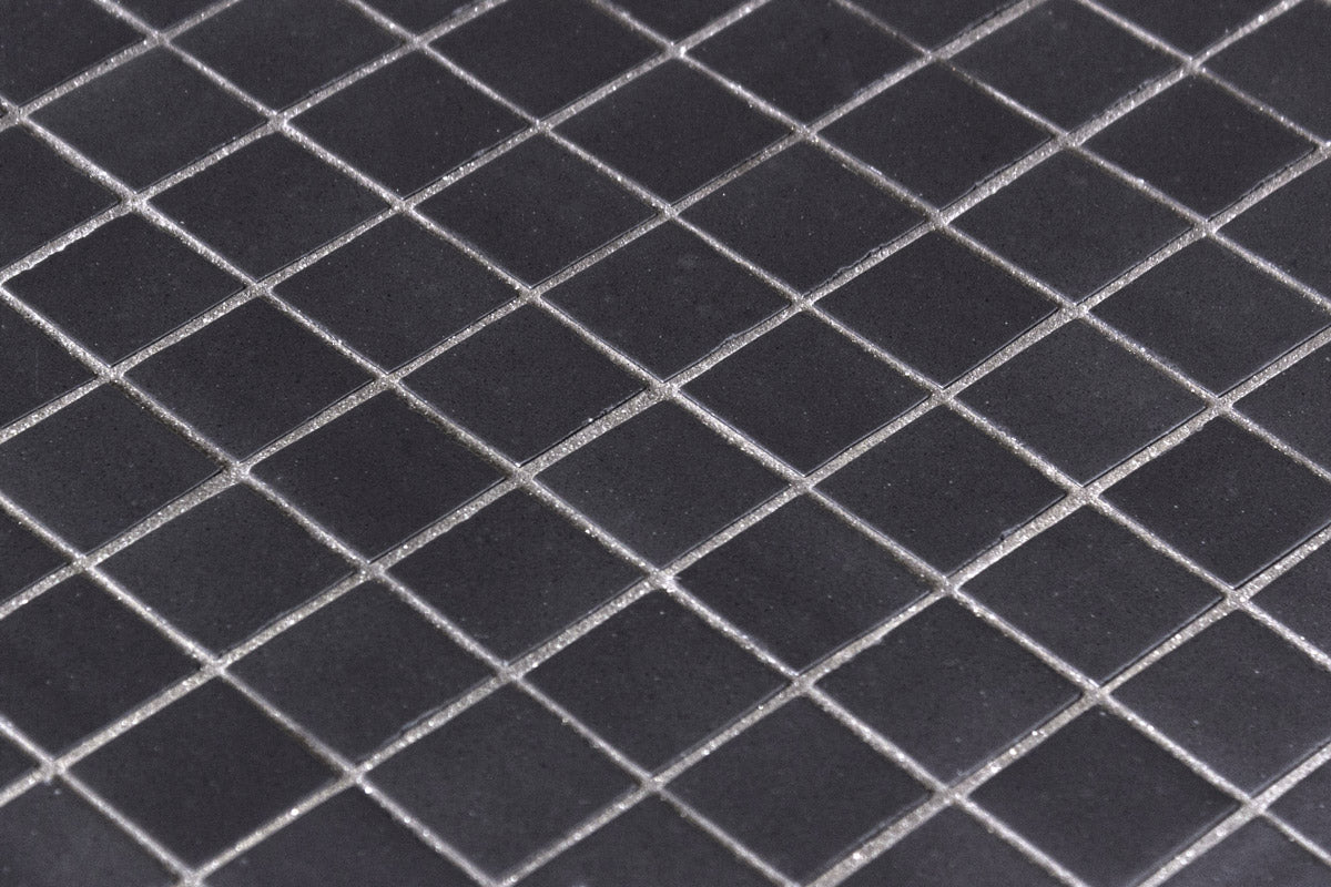 Mozaic Onix, Natureglass Black Matte, Mat, Sticla, Aspect Uni, 29x29cm