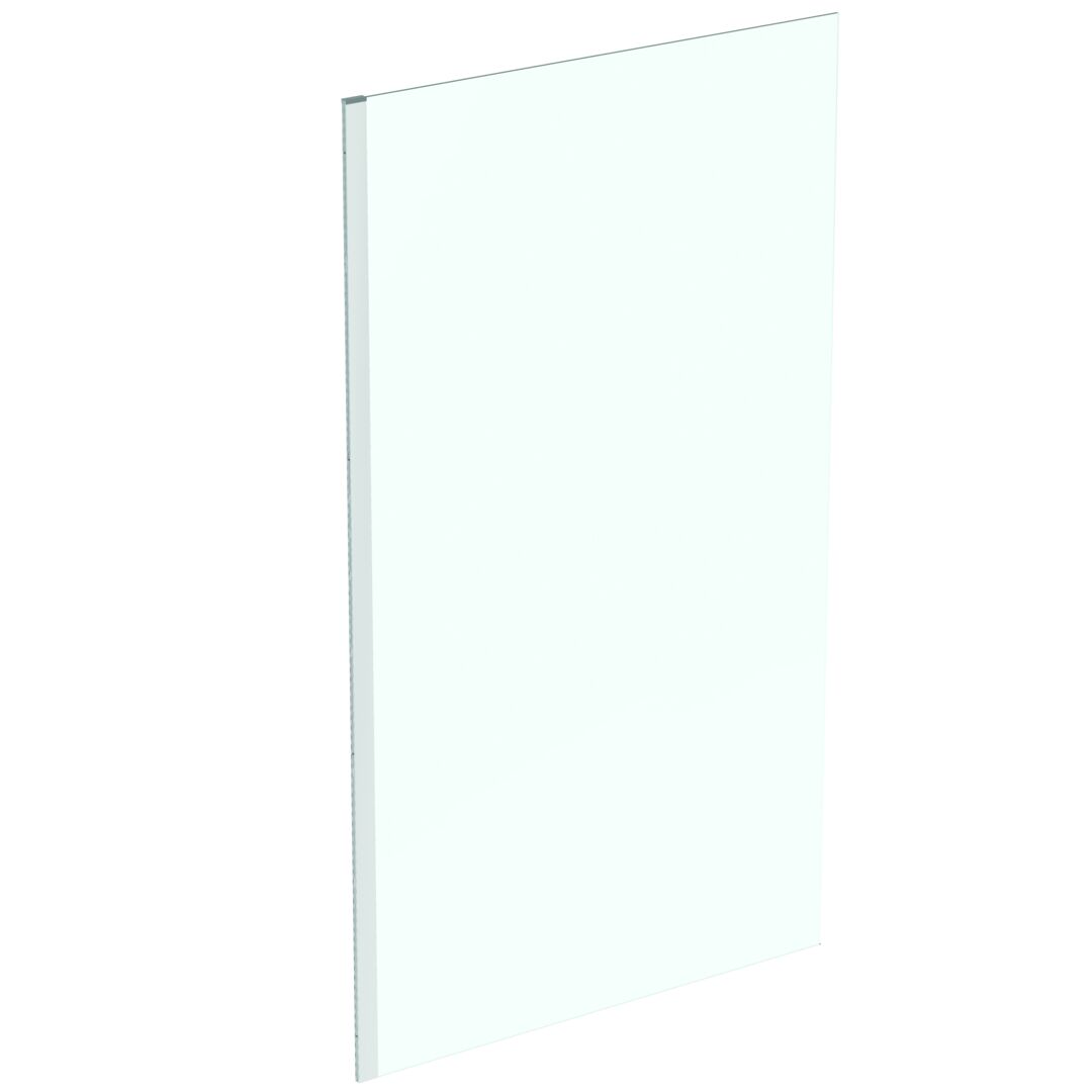 Paravan Dus Ideal Standard Walk-In I.Life, 120 Cm, H. 200 Cm, Sticla Securizata Transparenta 8 Mm Tratata Ideal Clean, Profil Aluminiu Crom Lucios