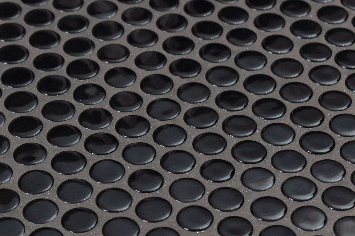 Mozaic Onix, Penny Black Shiny, Mat, Sticla, Aspect Uni, 29x29cm