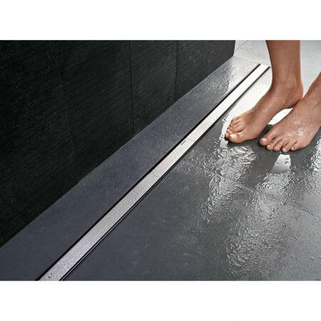 Rigola Dus Geberit Cleanline20 (30-90 Cm) Inox Periat/Negru