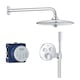 Sistem Dus Termostatic Incastrat Grohe  Grohtherm Smartcontrol, Cap Dus Euphoria 260, Set Dus Euphoria Cosmopolitan Stick, Furtun Silverflex 125 Cm