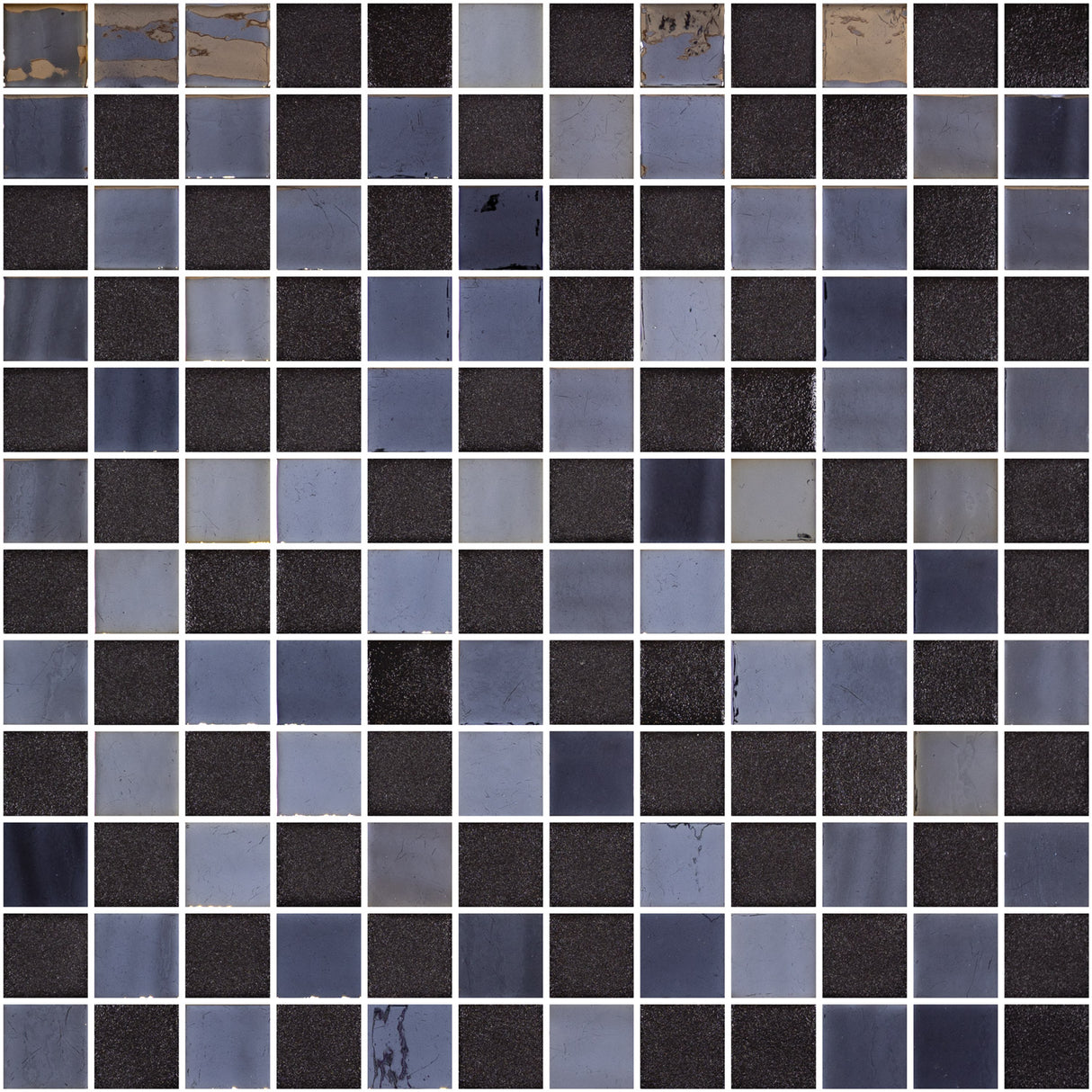 Mozaic Onix, Stoneglass Opalo Negro, Mat, Sticla, Aspect Uni, 29x29cm