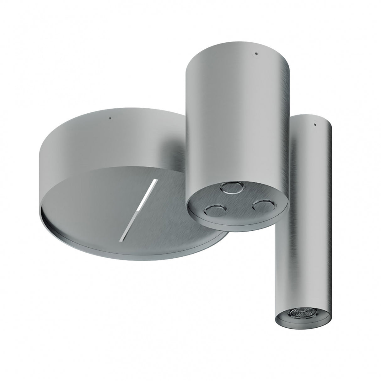 Baterie Dus din tavan Treemme Watertube, IS Chrom Mat Periat