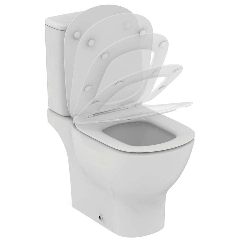 Vas Wc Ideal Standard Tesi Aquablade, Evacuare Laterala, 66.5X36.5