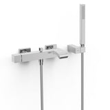 Baterie cu dus evident vana TRES Cuadro, Crom lucios