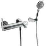 Sistem de dus aparent cu 2 iesiri ,TRES Lex-Alp, Crom lucios